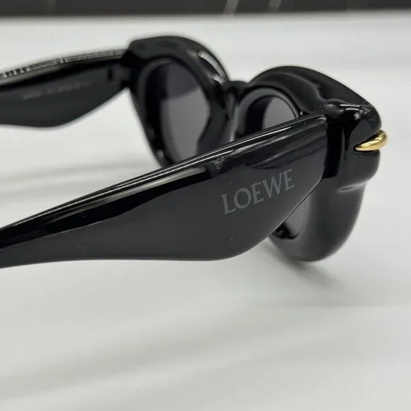 NEW LOEWE LW40118I 01A WOMEN SUNGLASSES BLACK LOEWE EYEWEAR display picture 1